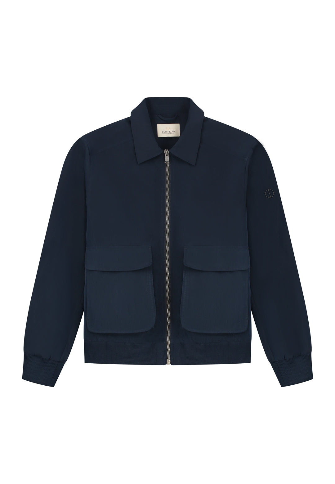 DSTREZZED The Jack Bomber Jacket in Dark Navy | Buster McGee