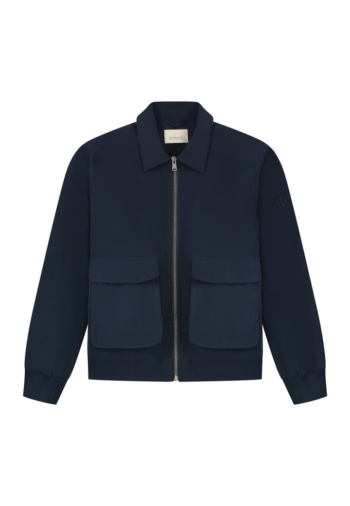 DSTREZZED The Jack Bomber Jacket in Dark Navy | Buster McGee