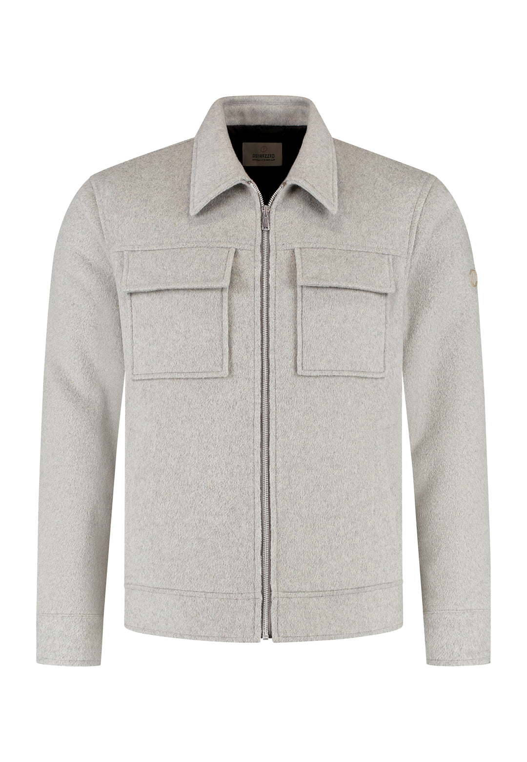 Dstrezzed Colton Wool Jacket in Ghost Grey | Buster McGee Daylesford