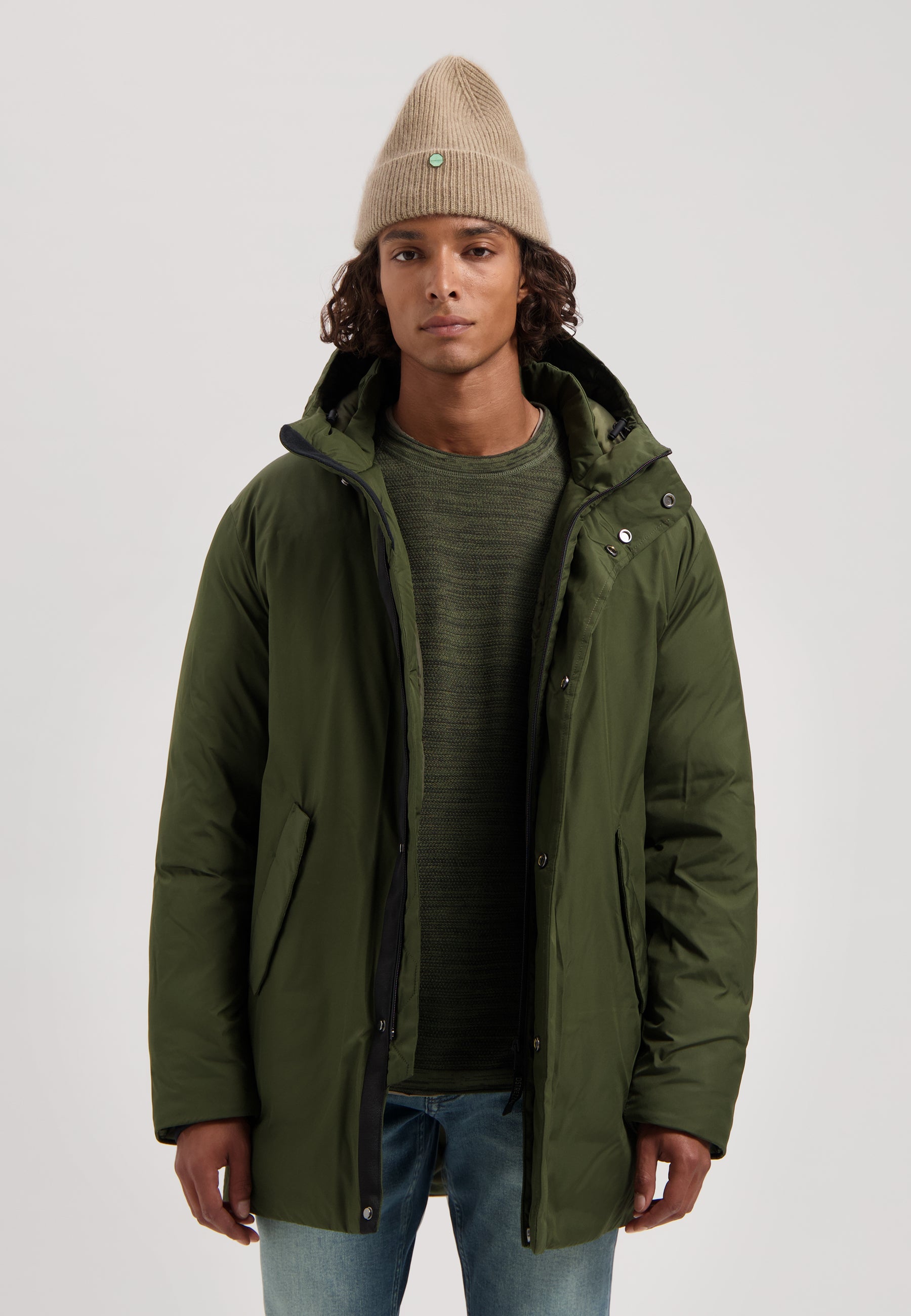 DSTREZZED Asher Parka in Olive Night | Buster McGee