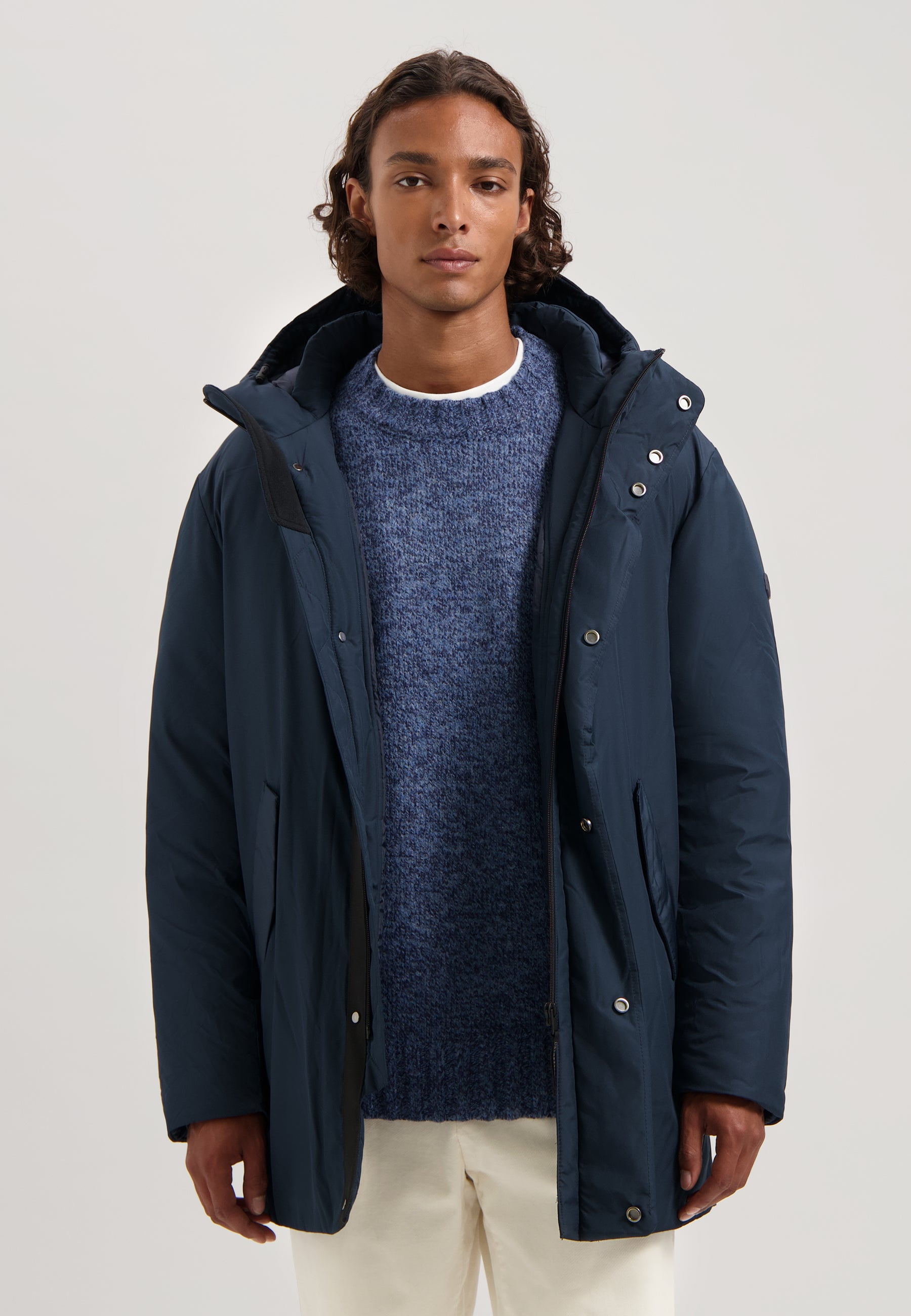 DSTREZZED Asher Parka in Dark Navy | Buster McGee