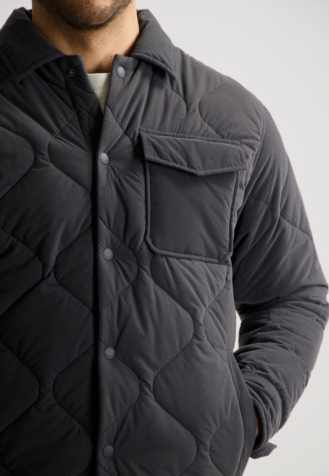 Dstrezzed Ives Jacket in Dark Gray | Buster McGee Daylesford