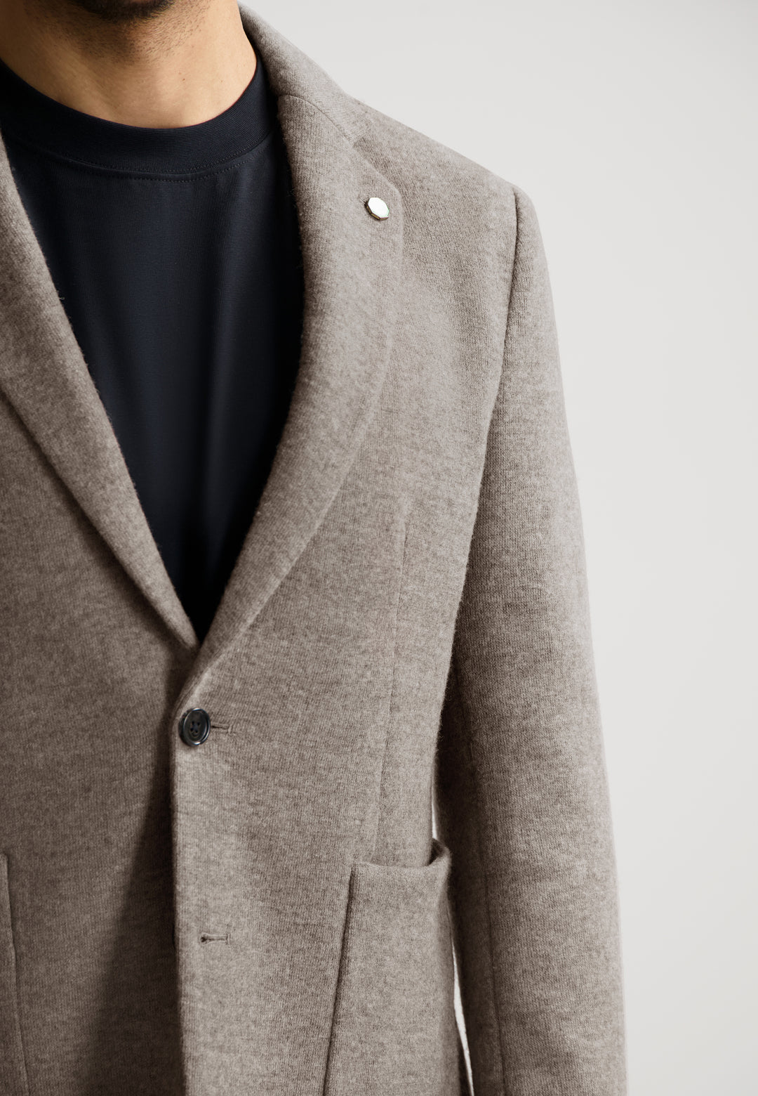 Dstrezzed Simmon Knit Blazer in Vintage Khaki | Buster McGee