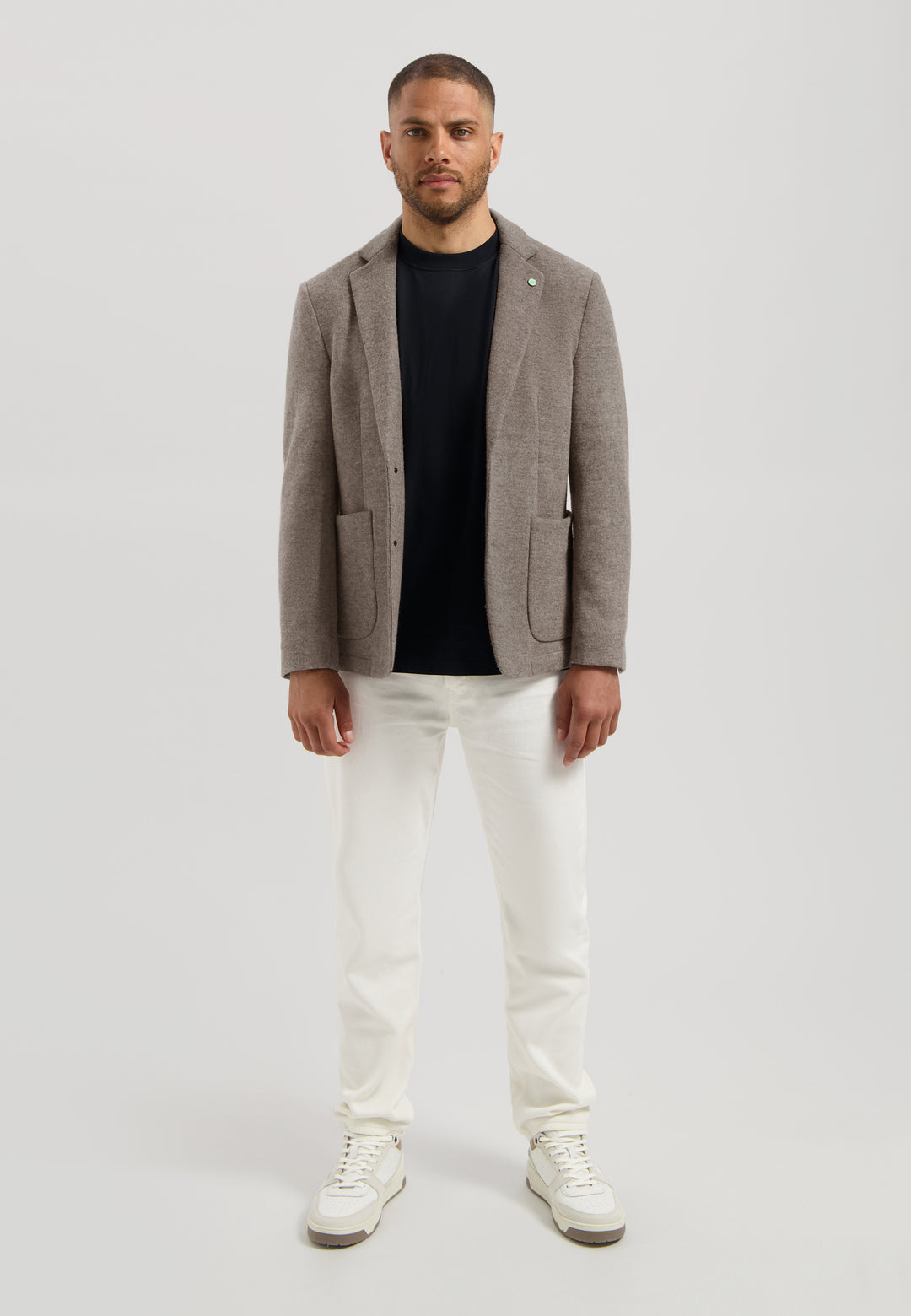 Dstrezzed Simmon Knit Blazer in Vintage Khaki | Buster McGee