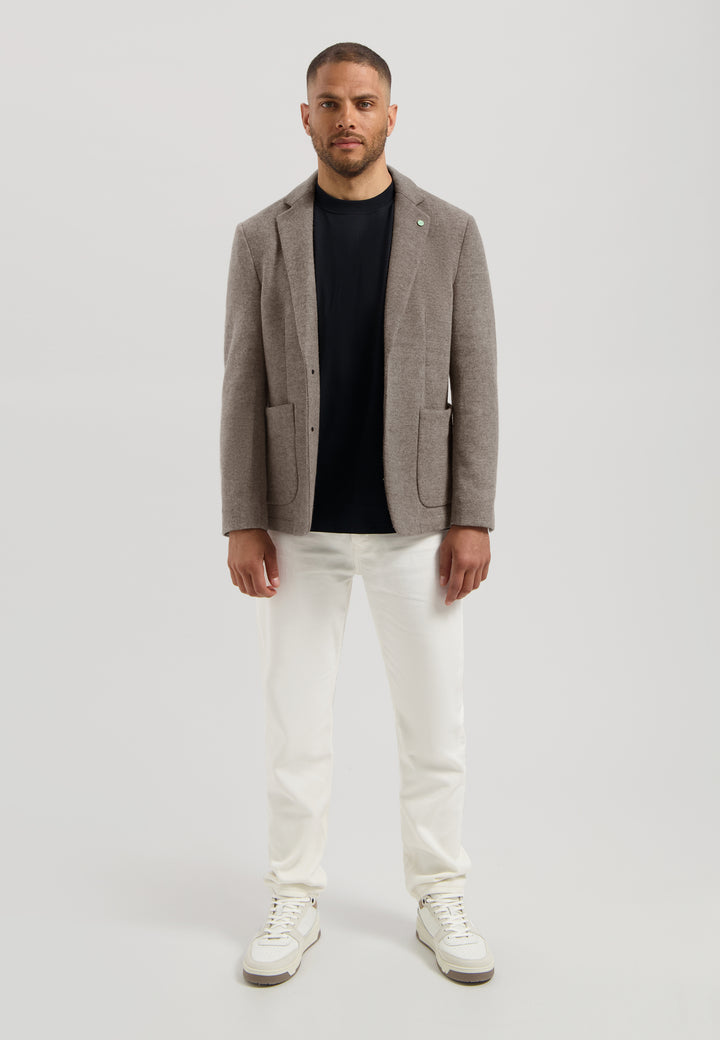 Dstrezzed Simmon Knit Blazer in Vintage Khaki | Buster McGee