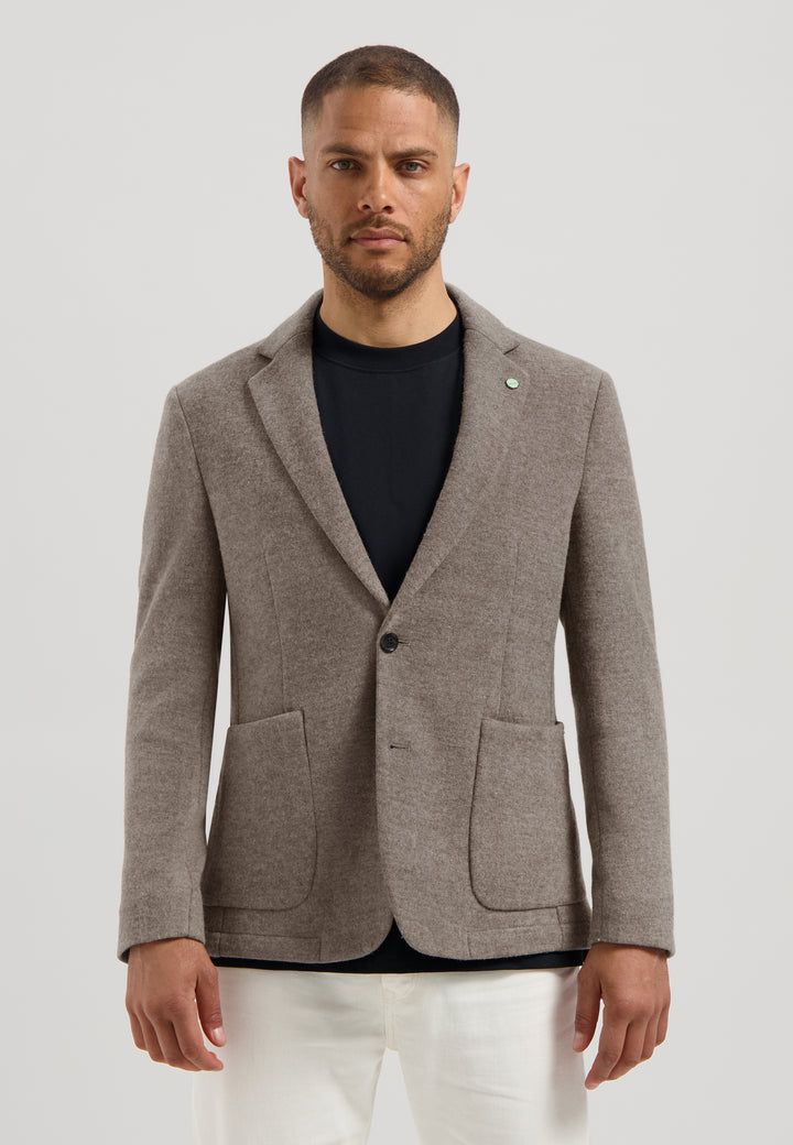 Dstrezzed Simmon Knit Blazer in Vintage Khaki | Buster McGee
