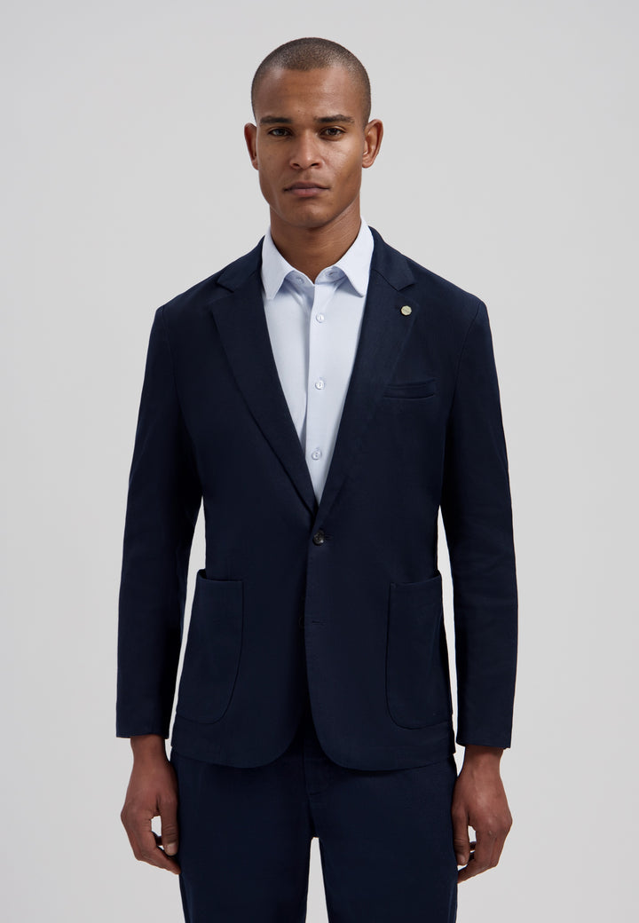 Dstrezzed Oliver Blazer in Dark Navy | Buster McGee