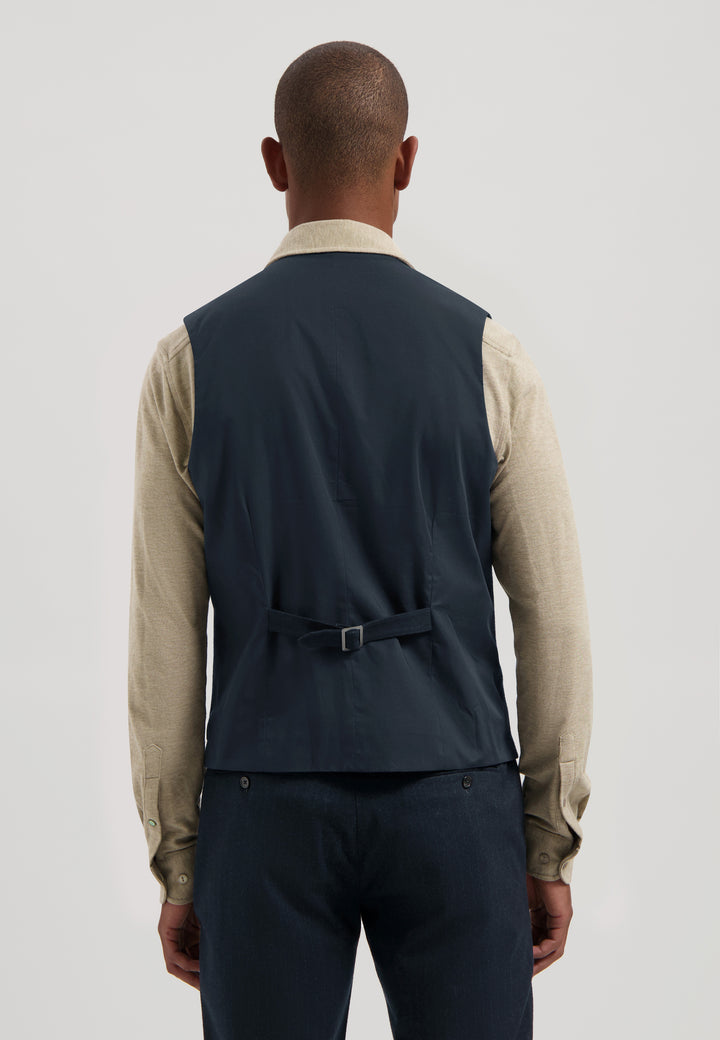Dstrezzed Roux Gilet in Dark Navy