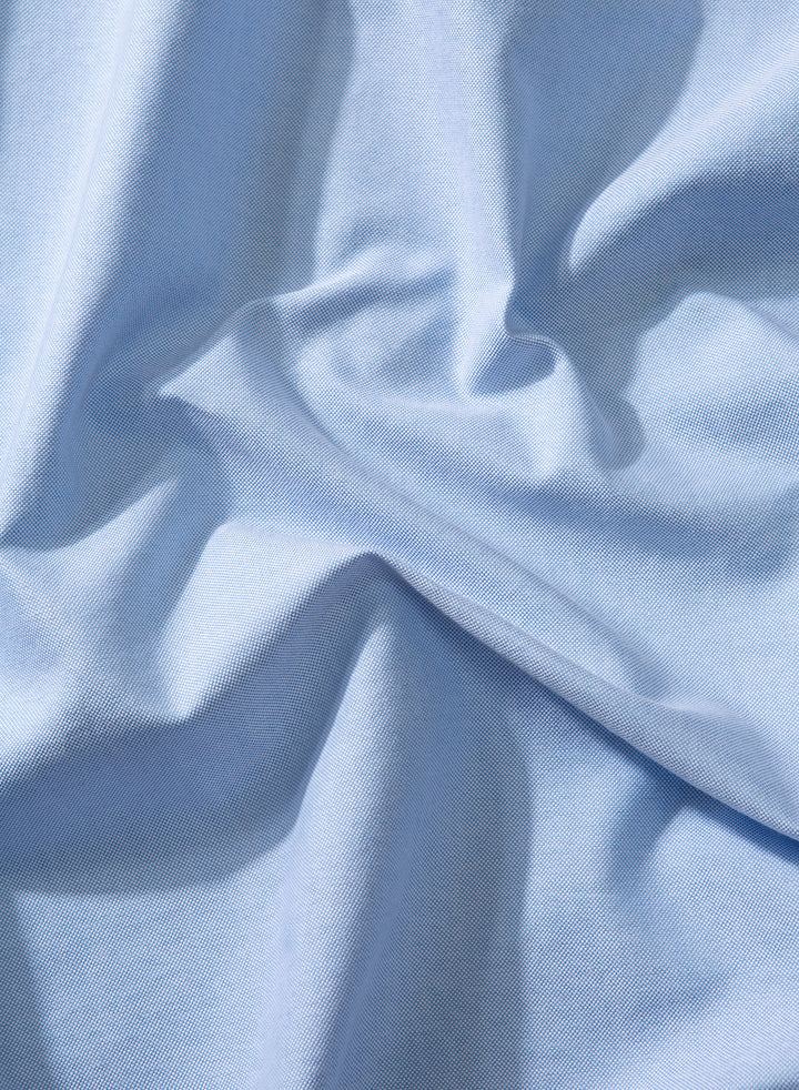 Edmmond Studios Duck Shirt Oxford in Plain Light Blue | Buster McGee