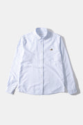 Edmmond Studios Duck Striped Shirt in Plain Light Blue | Buster McGee
