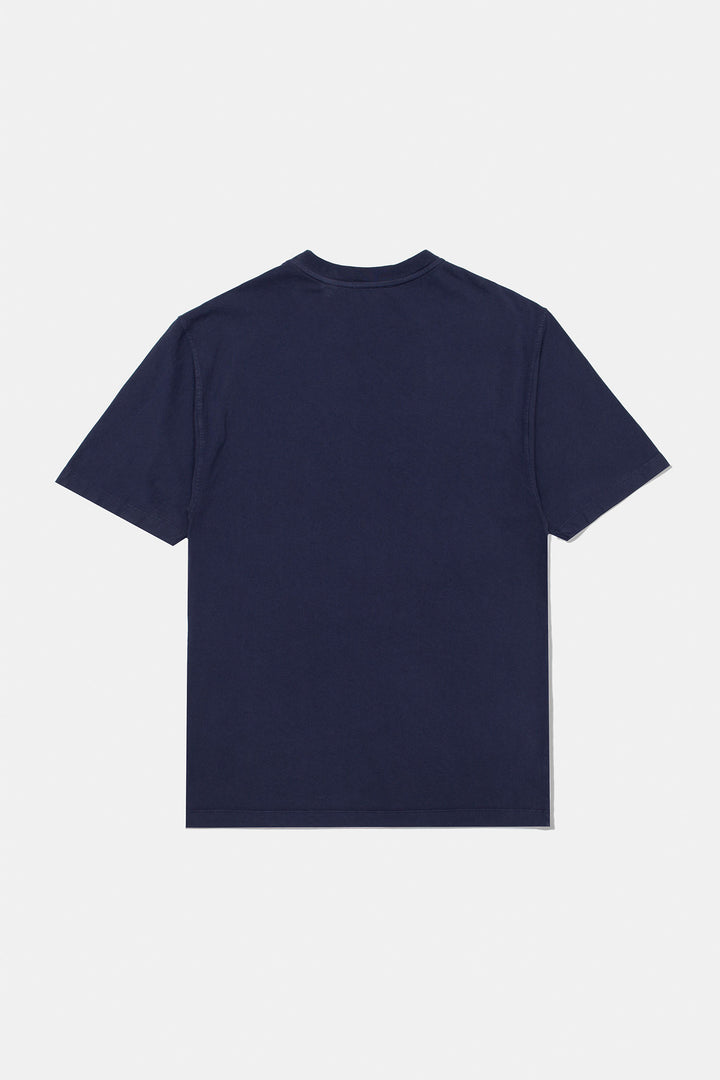 Edmmond Duck Patch Tee in Plain Navy (FW26)