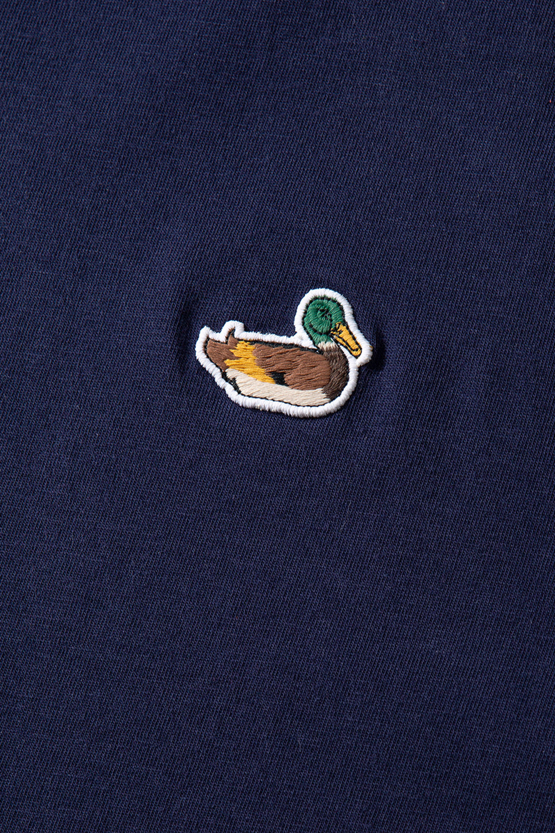 Edmmond Duck Patch Tee in Plain Navy (FW26)