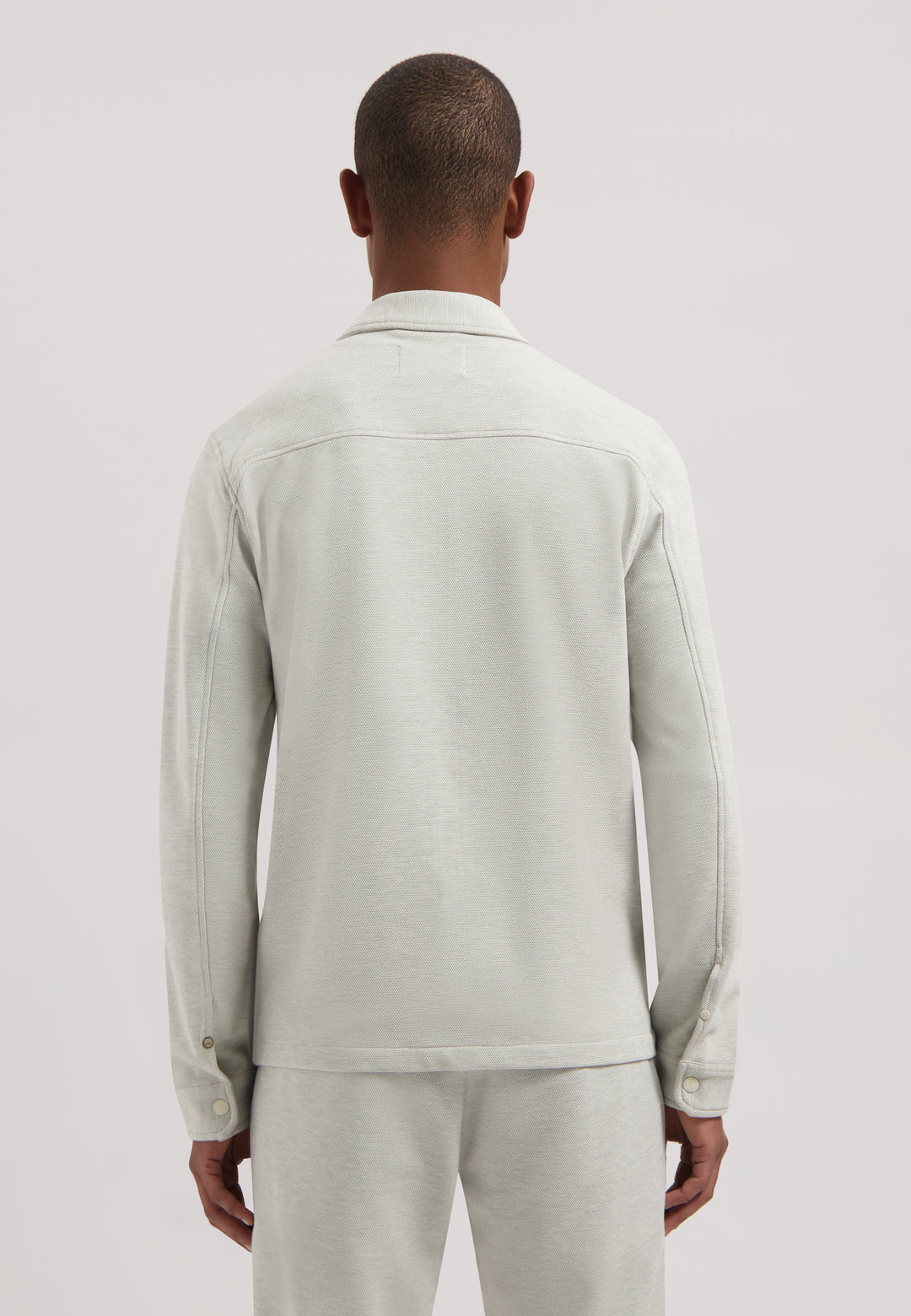 Dstrezzed Pike Overshirt in Ghost Grey