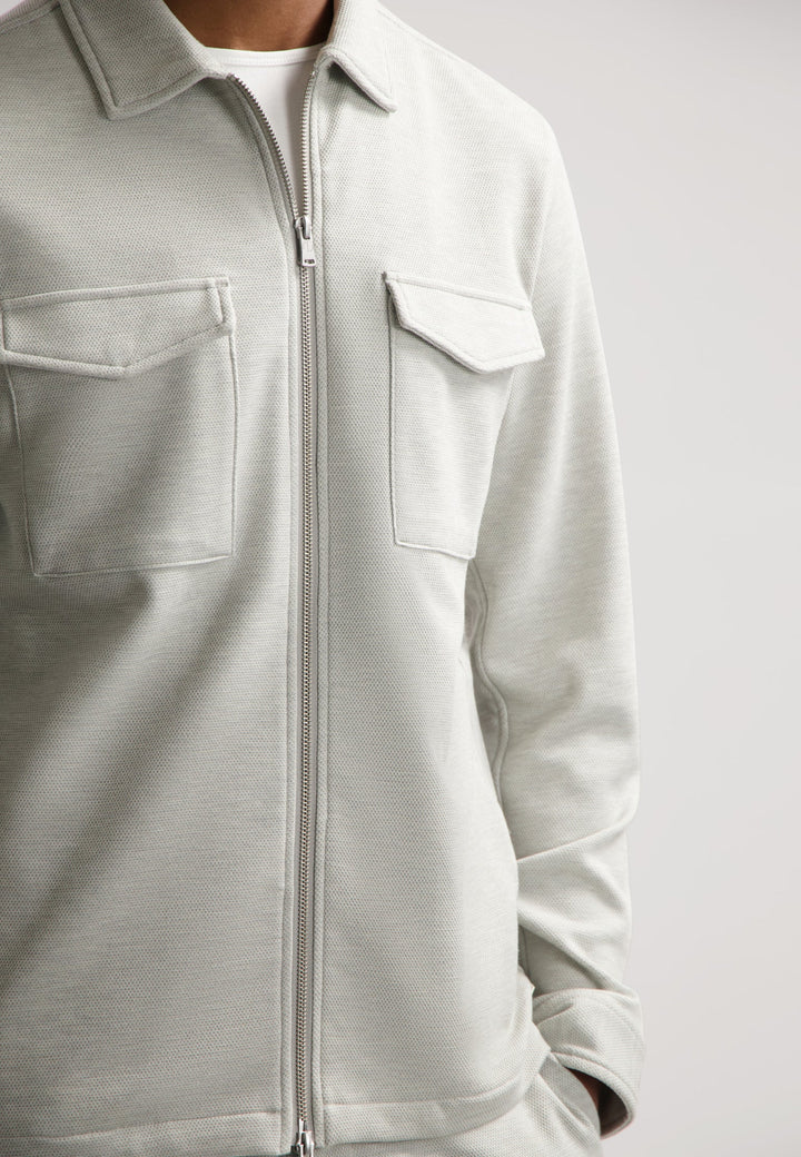 Dstrezzed Pike Overshirt in Ghost Grey | Buster McGee