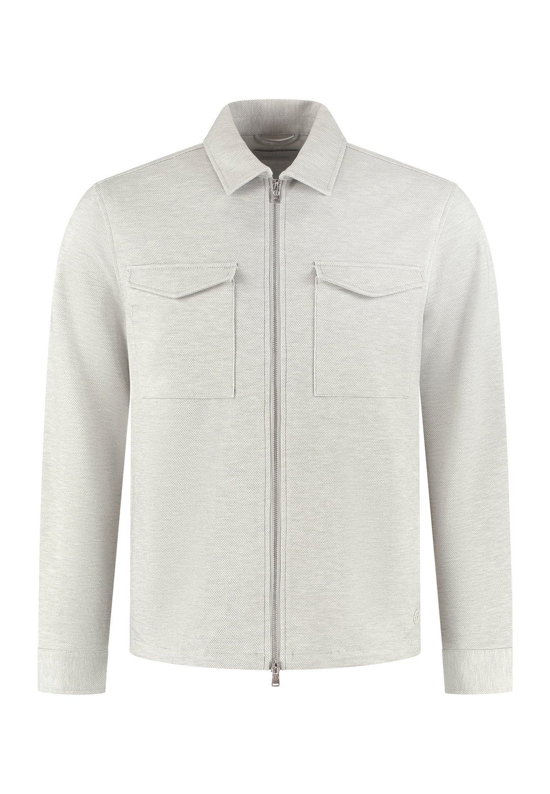 Dstrezzed Pike Overshirt in Ghost Grey | Buster McGee