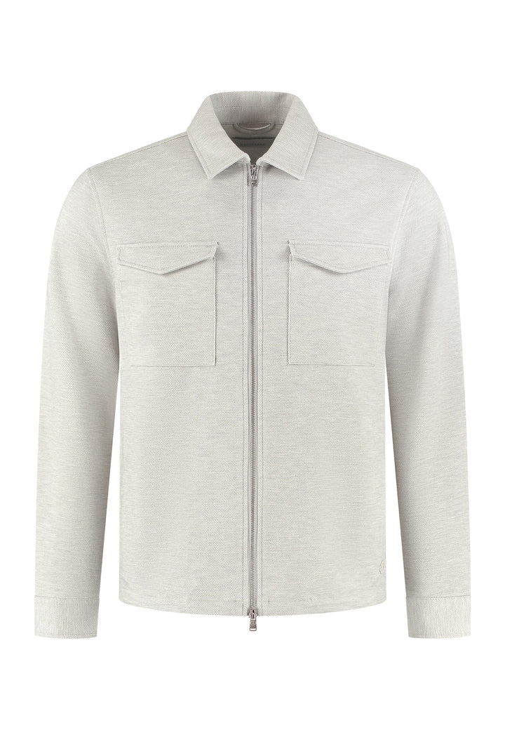 Dstrezzed Pike Overshirt in Ghost Grey | Buster McGee