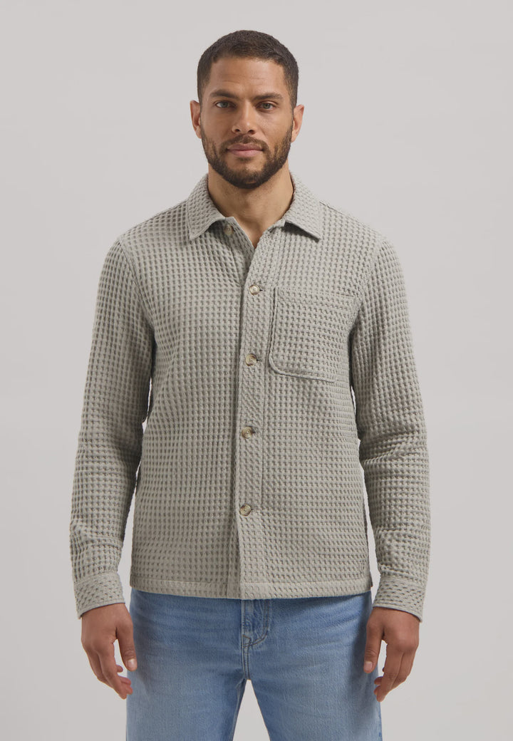 Dstrezzed Lino Overshirt in Ghost Grey | Buster McGee