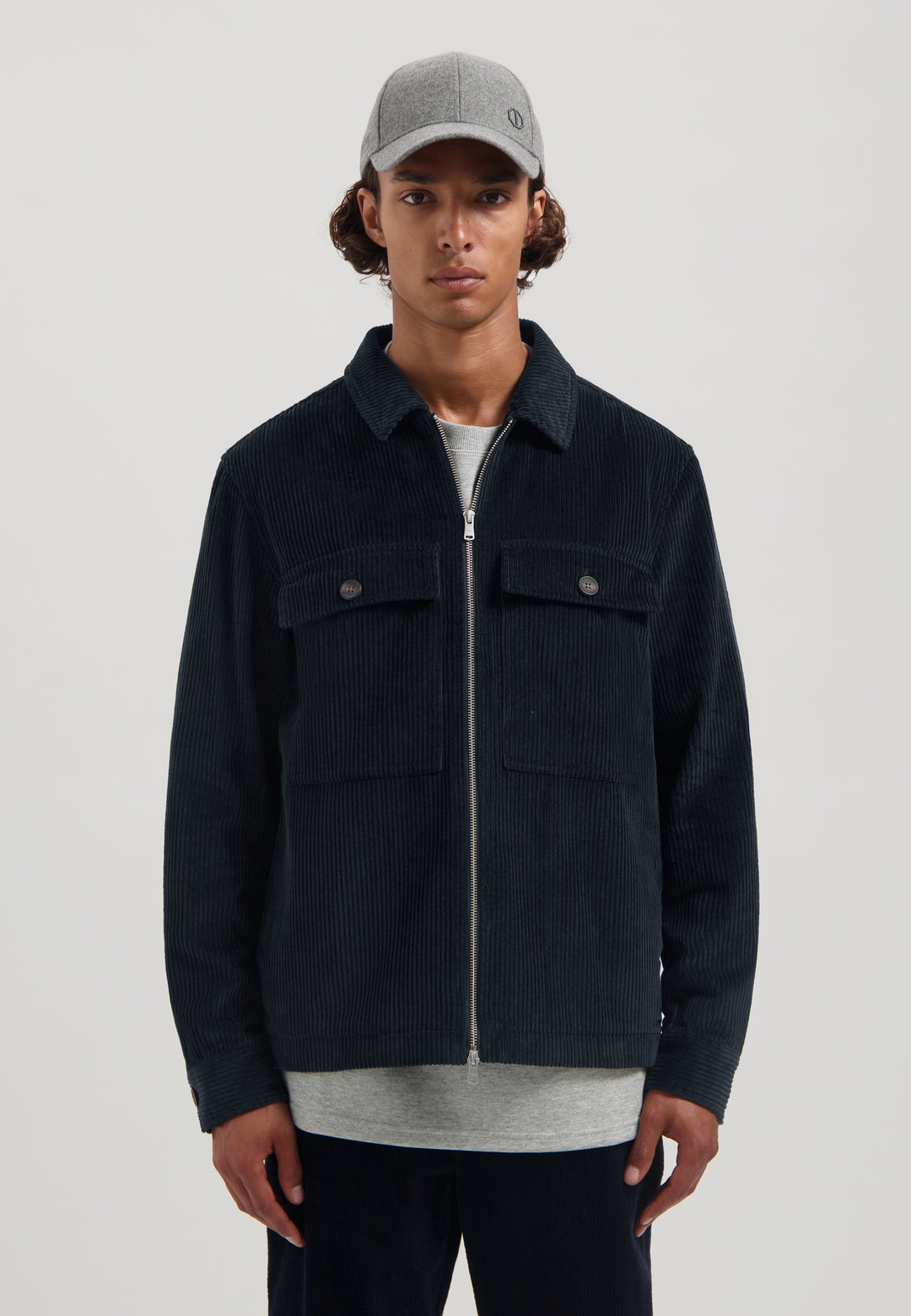 Dstrezzed Vaso Overshirt in Dark Navy | Buster McGee Daylesford