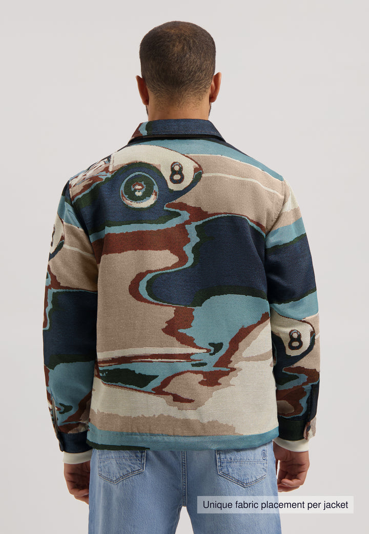 Dstrezzed Carter Jacket in Blue Fusion