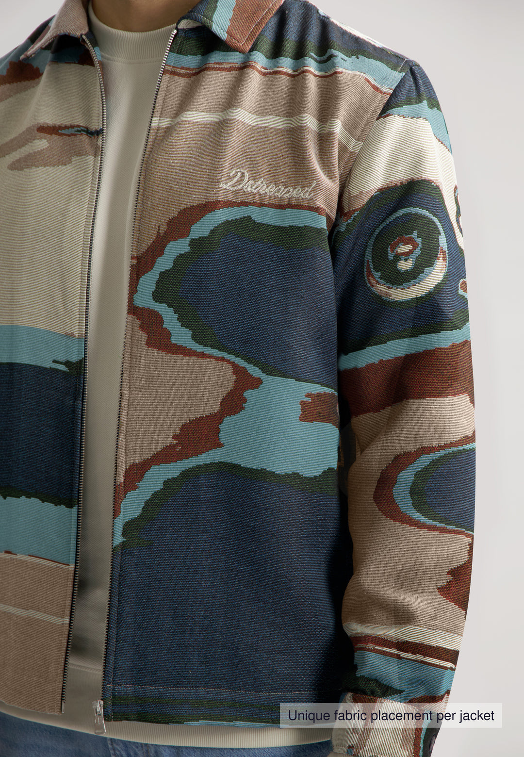 Dstrezzed Carter Jacket in Blue Fusion