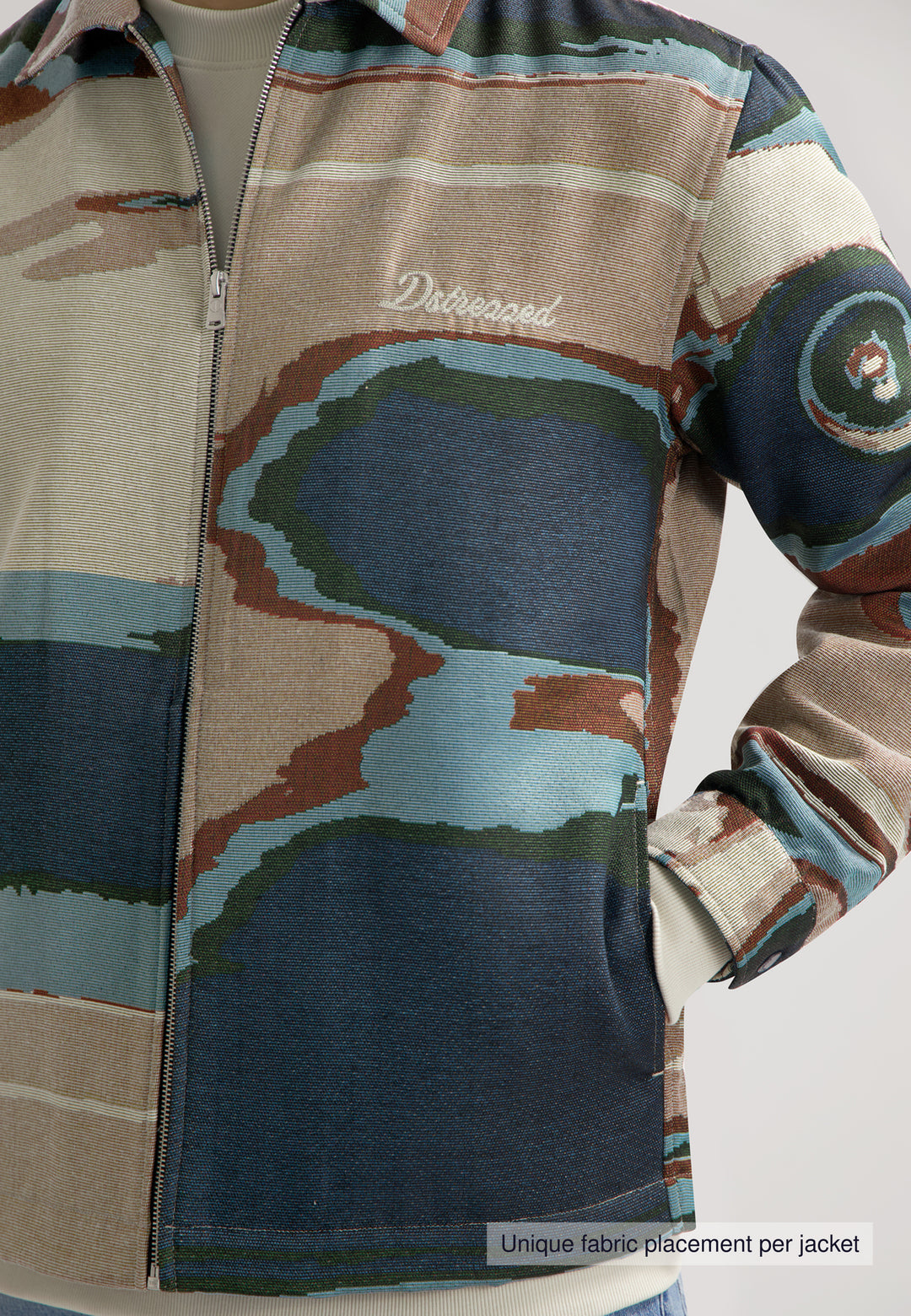Dstrezzed Carter Jacket in Blue Fusion