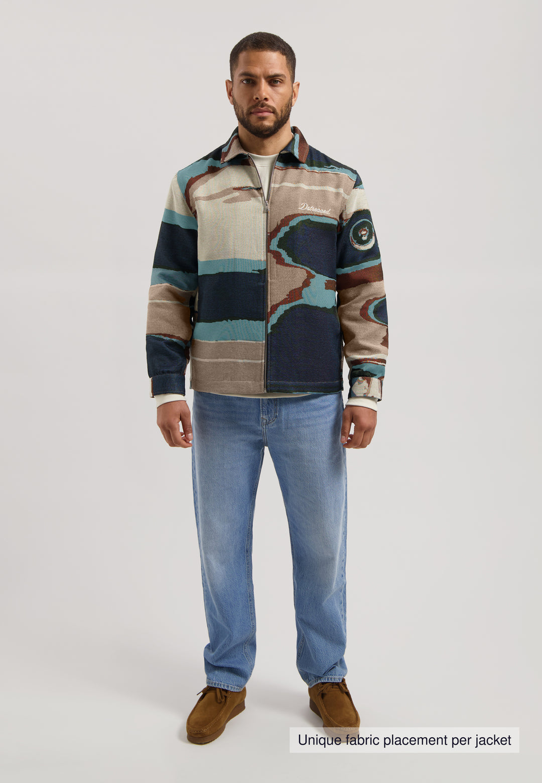 Dstrezzed Carter Jacket in Blue Fusion | Buster McGee