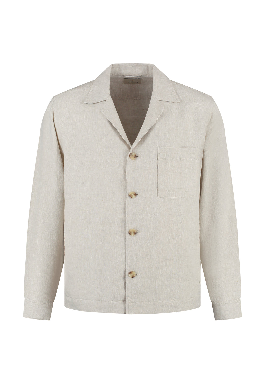 Dstrezzed Pierce Overshirt in Sand Melange | Buster McGee