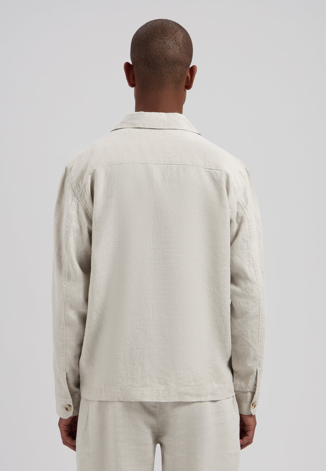 Dstrezzed Pierce Overshirt in Sand Melange