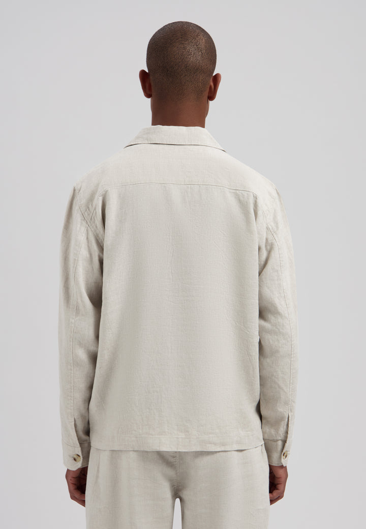 Dstrezzed Pierce Overshirt in Sand Melange