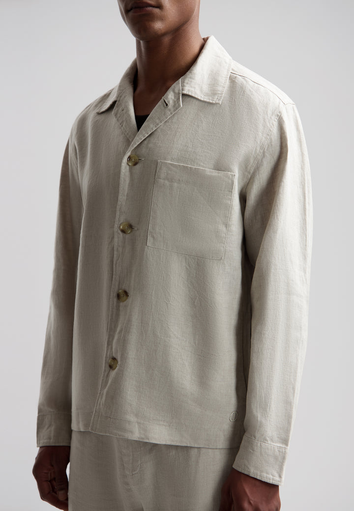 Dstrezzed Pierce Overshirt in Sand Melange