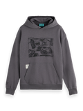 Joe Jonas x Scotch Soda Washed Artwork Hoodie Asphalt | Buster McGee