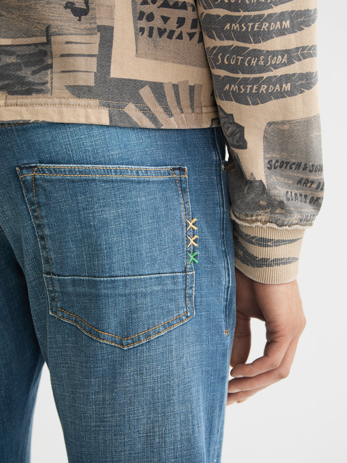 Scotch & Soda Ralston Hit & Miss Regular Slim Fit Jean | Buster McGee