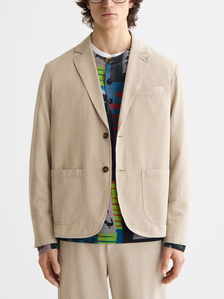 Scotch & Soda Relaxed-Fit Blazer in Plaza Taupe | Buster McGee