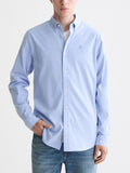Scotch & Soda Seasonal CORE Oxford Solid Shirt in Blue Bonnet