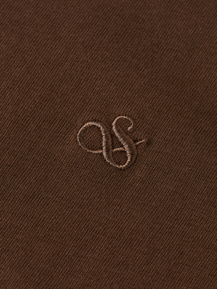 Scotch &amp; Soda Seasonal CORE Logo Tee Shirt in Demitasse