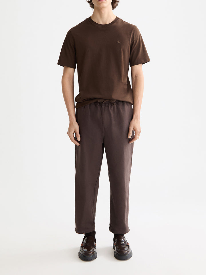 Scotch &amp; Soda Seasonal CORE Logo Tee Shirt in Demitasse | Buster McGee