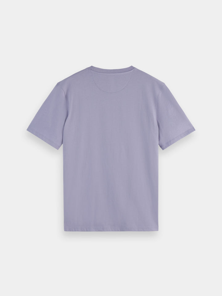Scotch &amp; Soda Seasonal CORE Logo Tee Shirt in Lanquid Lavender