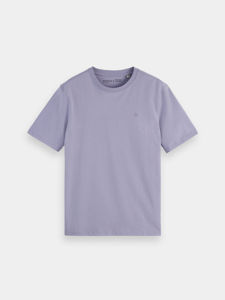 Scotch &amp; Soda Seasonal CORE Logo Tee Shirt in Lanquid Lavender