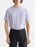 Scotch & Soda Seasonal CORE Logo Tee Shirt in Lanquid Lavender