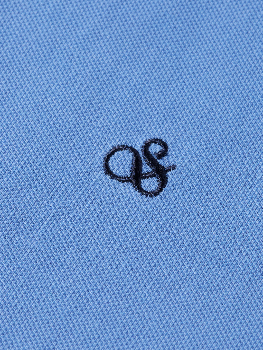Scotch &amp; Soda Seasonal Logo Cotton Polo Shirt in Blue Bonnet