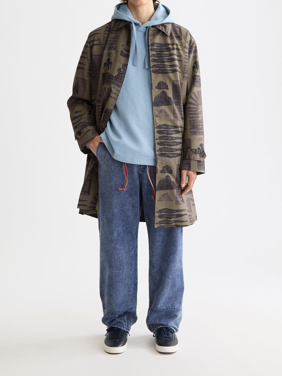 Scotch & Soda Collage Car Coat in Collage Houndstooth | Buster McGee