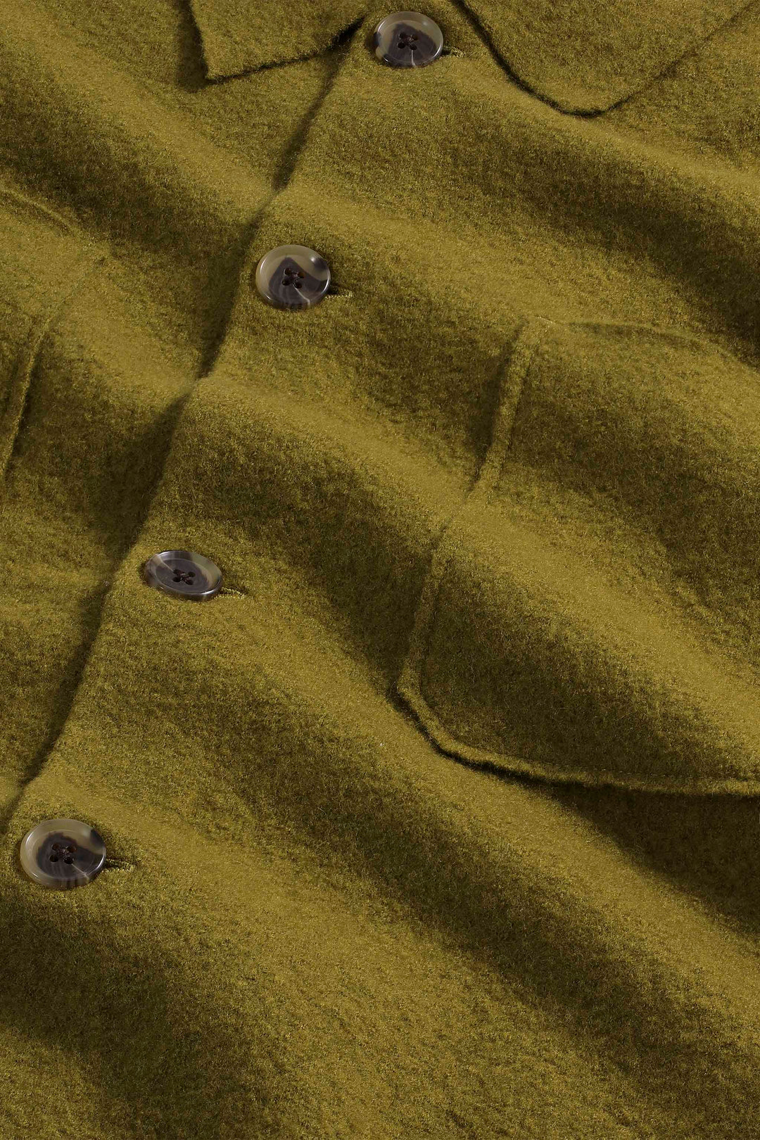 NN07 Jonas 6398 Boiled Wool Shirt in Firene | Buster McGee Daylesford