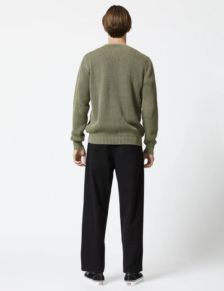 Mr Simple Fisher Chunky Knit in Fatigue | Buster McGee