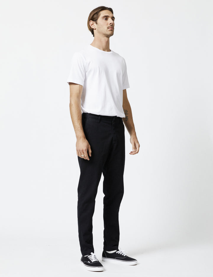 Mr Simple - Maxwell Slim Chino in Black | Buster McGee Daylesford