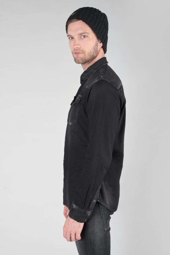 Juanito Denim Shirt in Faded Black | Buster McGee