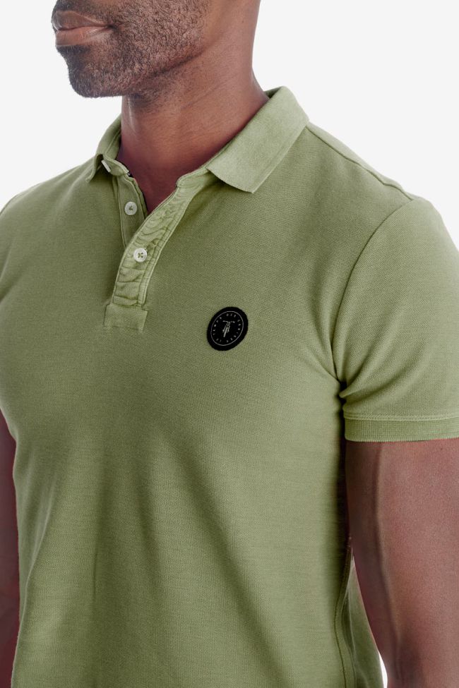 Le Temps des Cerises Dylon Men's Polo in Lizard | Buster McGee