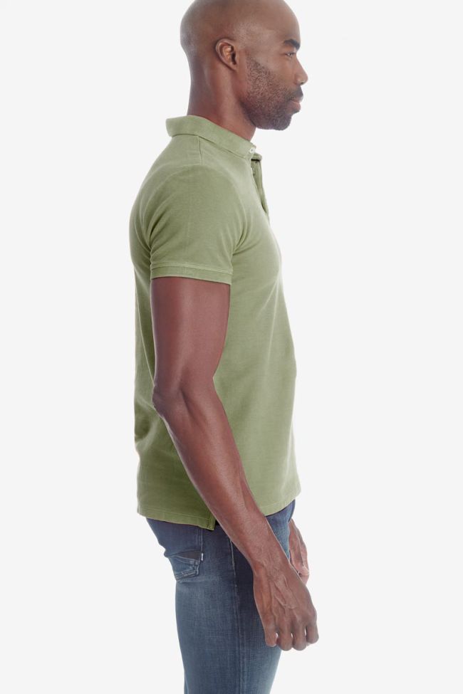 Le Temps des Cerises Dylon Men's Polo in Lizard | Buster McGee