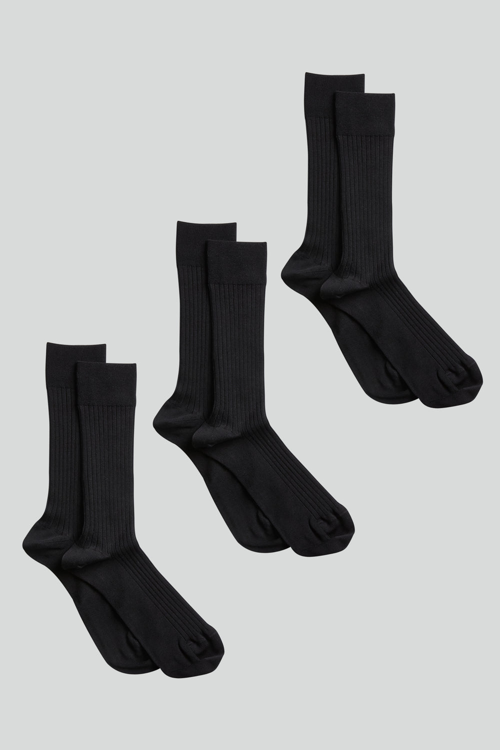 NN07 - Sock Nine 9114 3-Pack in Black | Buster McGee
