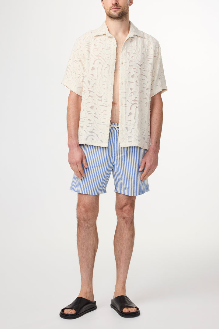NN07 Gregor Shorts 5246 in Blue Stripe