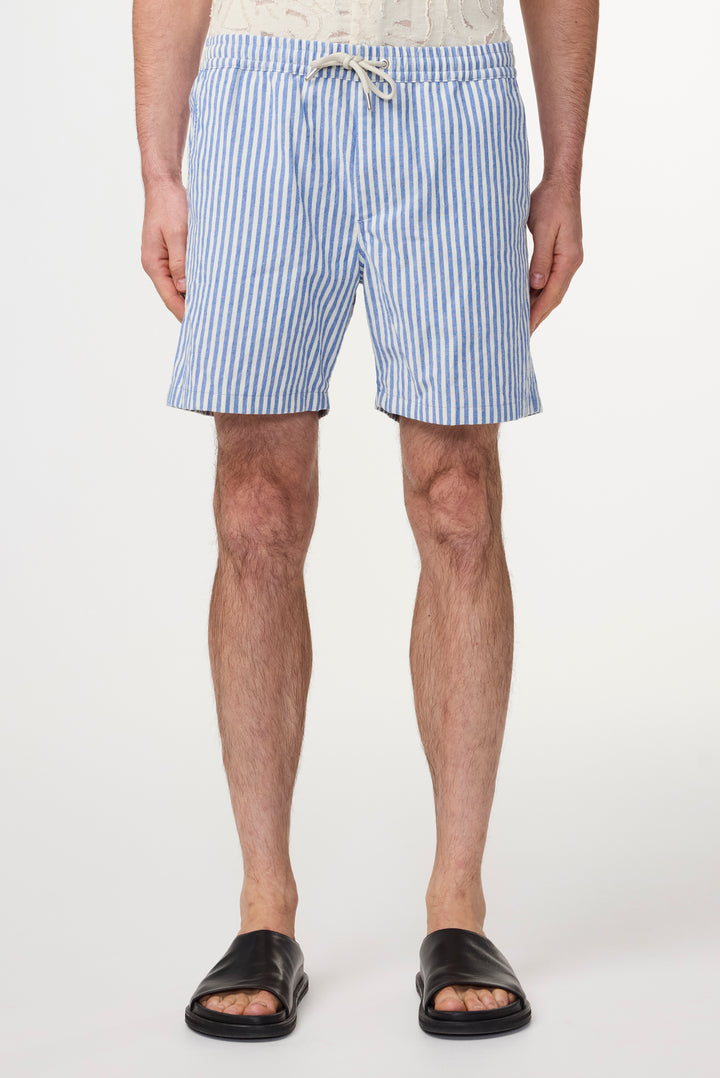 NN07 Gregor Shorts 5246 in Blue Stripe